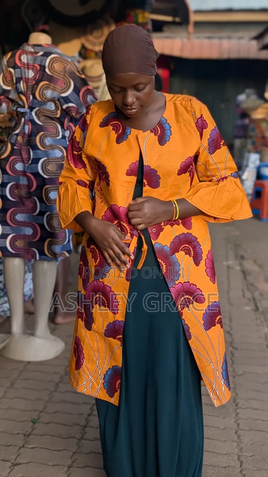 African Throw on /Kimono