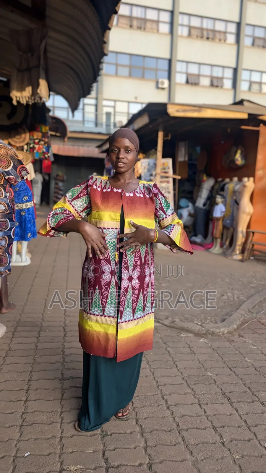 African Throw on /Kimono