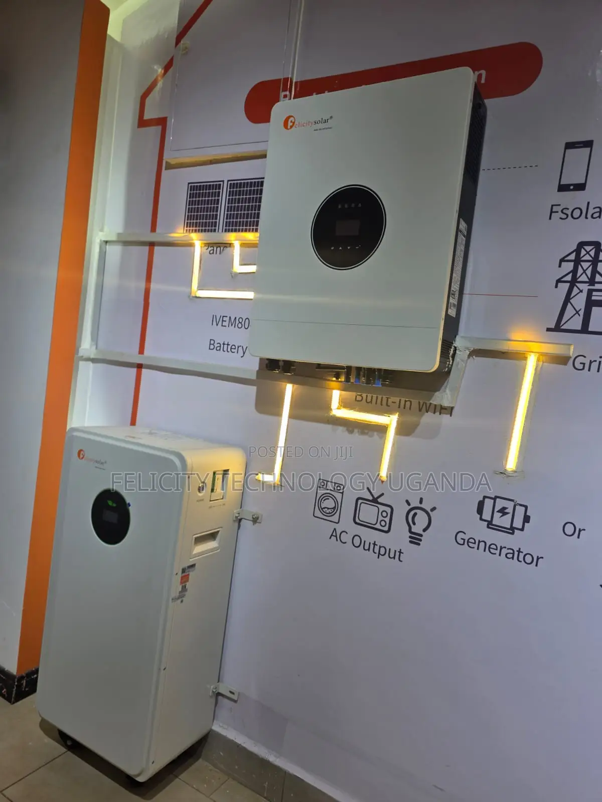 Backup Solar System 15kwh With 8kva