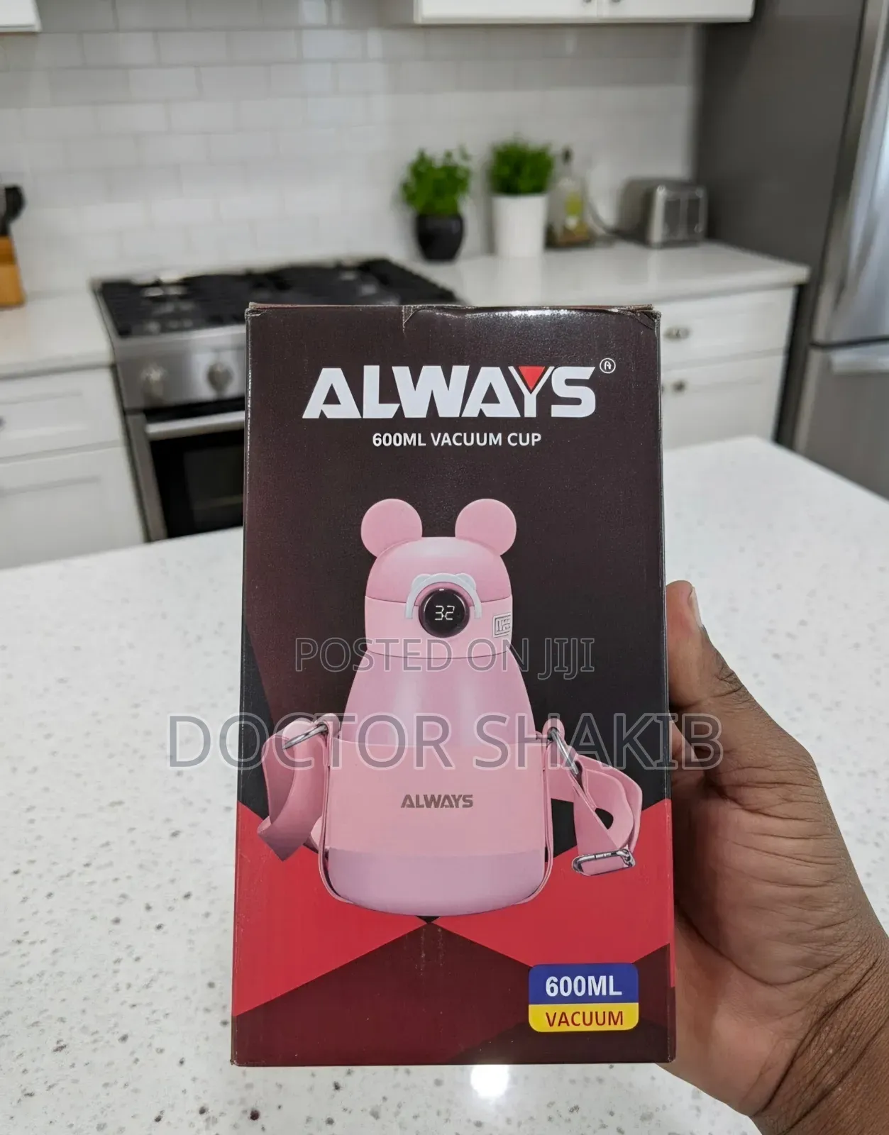 Always 600ml Vacuum Cup With Temperature Display