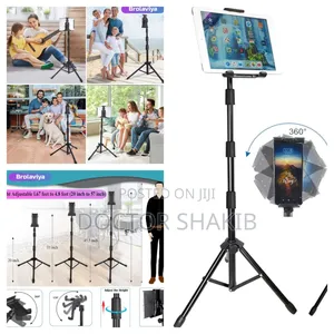 Mobile and Tablet Tripod Floor Stand