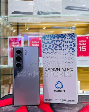 New Tecno Camon 40 Pro 4G 256 GB Black