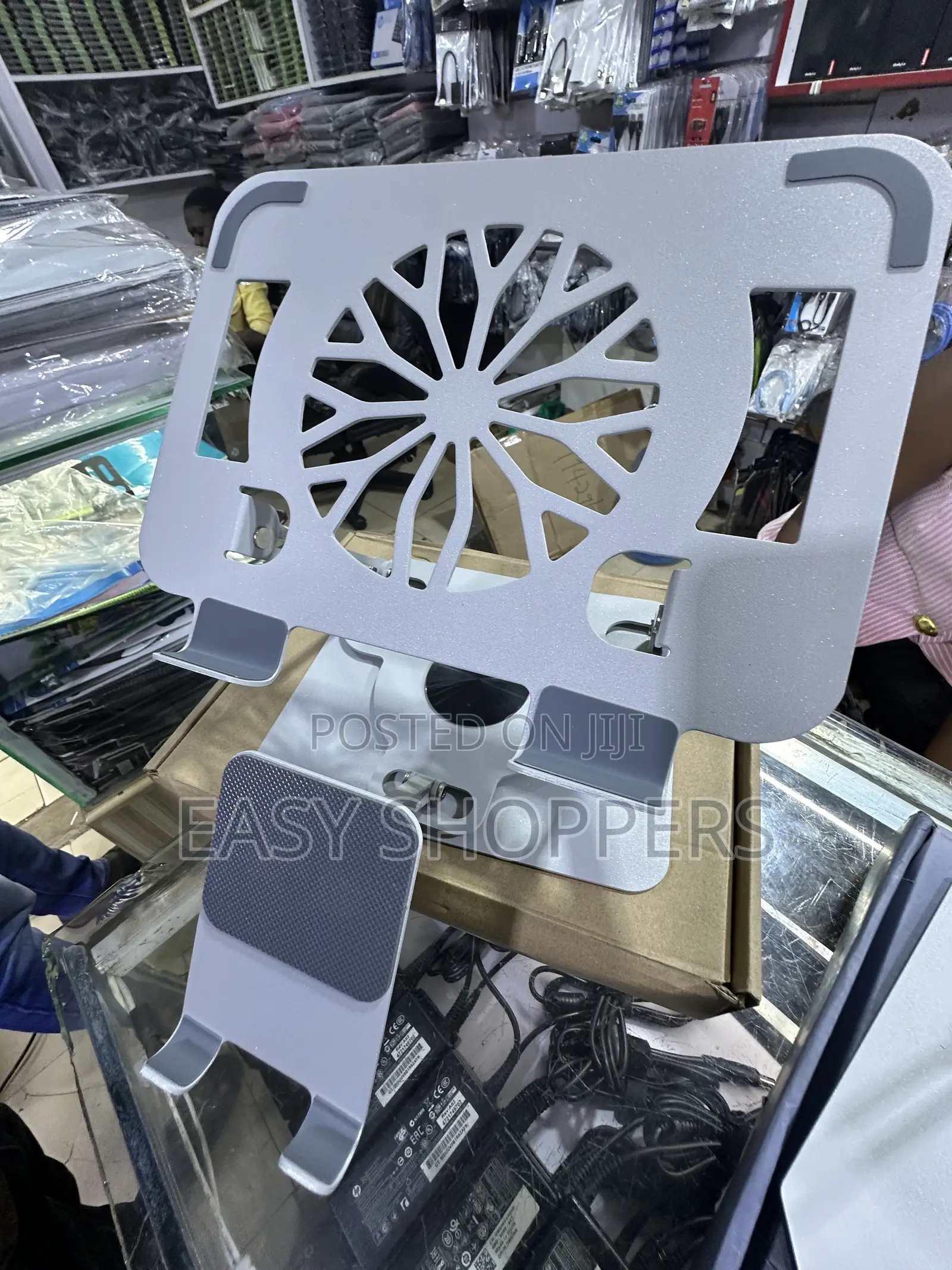 2-in-1 Adjustable Laptop and Phone Stand