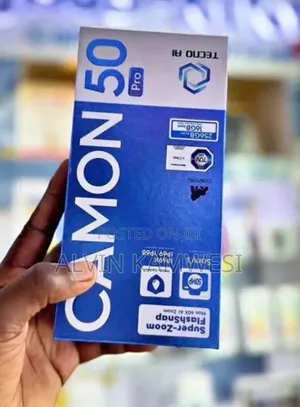 New Tecno Camon 50 Pro 256 GB Black