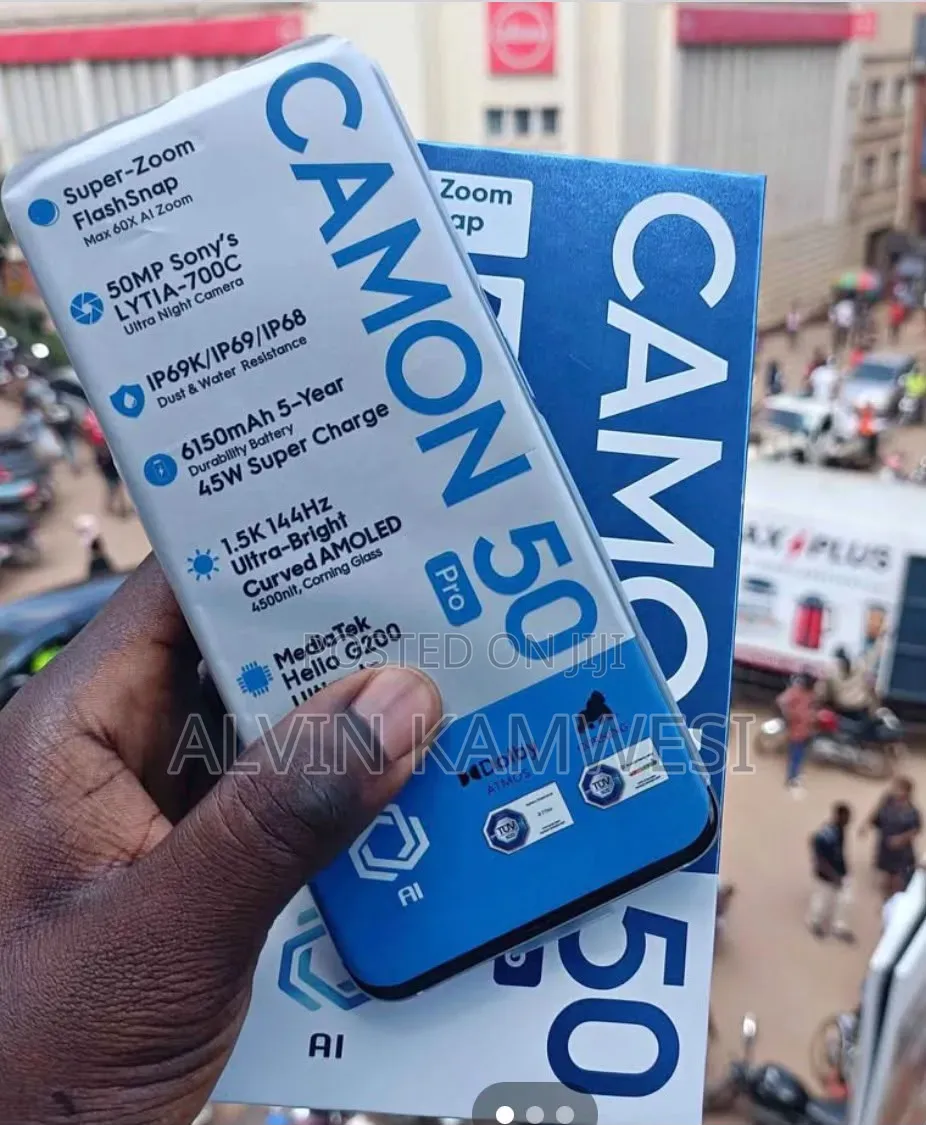 New Tecno Camon 50 Pro 256 GB Black