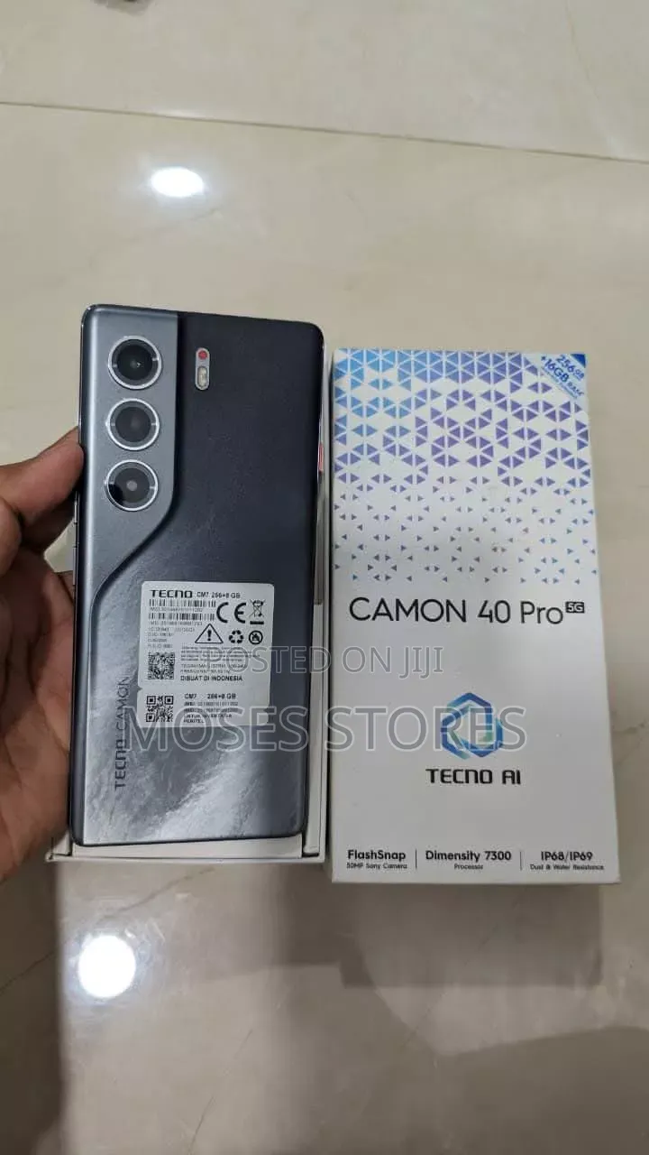 New Tecno Camon 40 Pro 4G 256 GB Gray