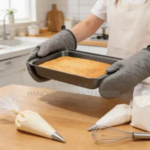 Set of Three Non-Stick Rectangular Baking Pans / Roaster Trays