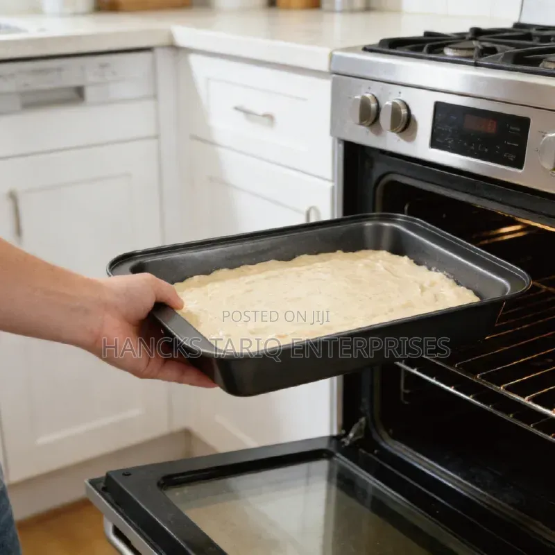 Set of Three Non-Stick Rectangular Baking Pans / Roaster Trays