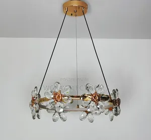 Flower Crystal LED Pendant Light