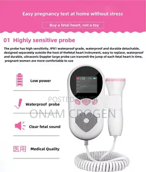 Rechargeable Fetal Doppler Cv9