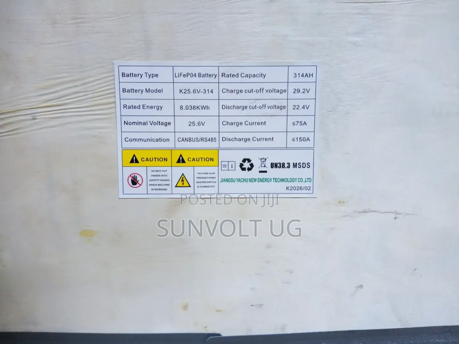 8kwh Lithium Battery