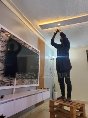 Gypsum Works and TV Unit Setting