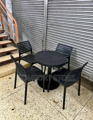 Garden, Beach Restaurant Hotel Plastic Chairs and Table