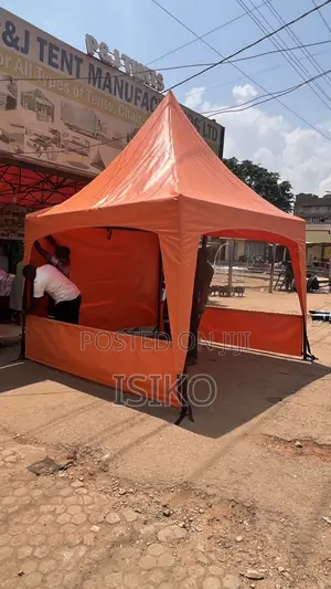 3m by 3m Butterfly Orange Hard Materialed Tent