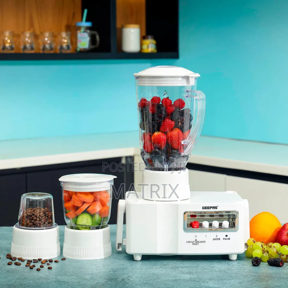 Geepas Food Processor GSB6147 4 in 1– 650W Power