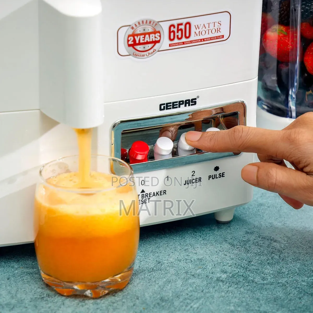 Geepas Food Processor GSB6147 4 in 1– 650W Power
