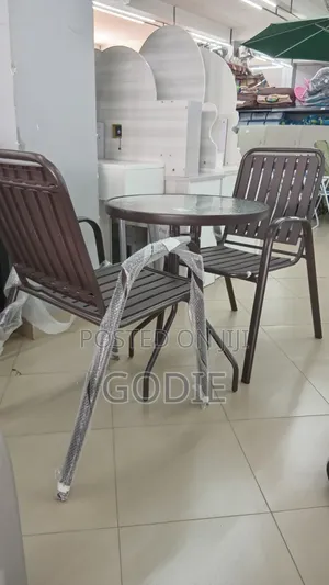 3-Piece Dark Brown Outdoor Bistro Dining Set