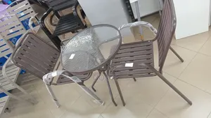3-Piece Dark Brown Outdoor Bistro Dining Set