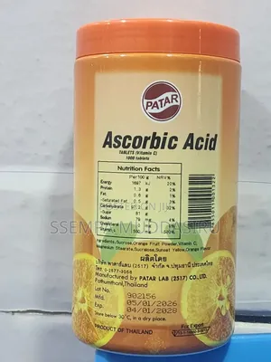 Ascorbic Acid vit.c Tablets, 1000 Tablets Dietry Supplement