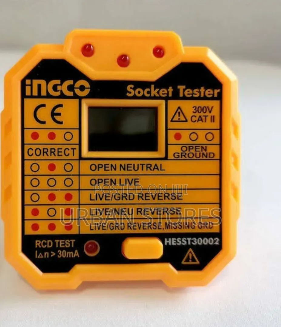 Plug Anti-Electric Shock Socket Tester