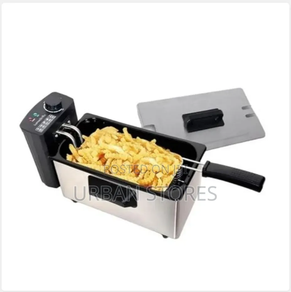 3.5L Electric Deep Fryer-Stainless Steel Silver