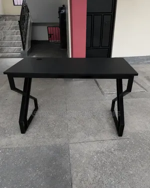 Executive Desk 120cm Black X Base | Office Workstation