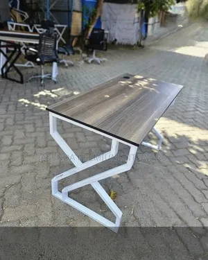 Office Desk Wood Top 120cm + X Metal Legs | Delivery Free KLA