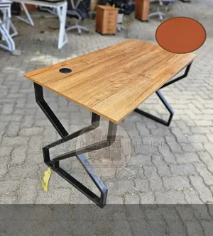X-Legs Office Desk 120cm Wood Top | Study Computer Workstation