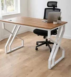 Executive Workstation 120cm Wood Top X Base | Office Desk