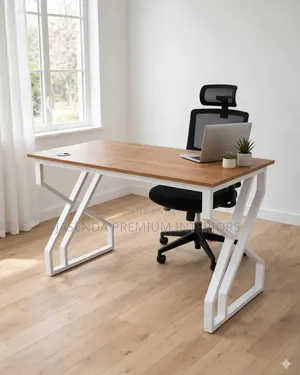 Executive Workstation 120cm Wood Top X Base | Office Desk
