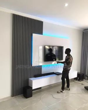TV Stand Wall Unit Floating Design | Modern Living Room Unit