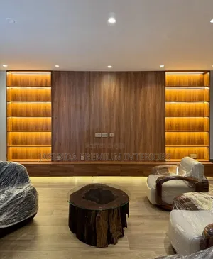 TV Wall Unit Full Wall Design | Floating TV Stand With LED