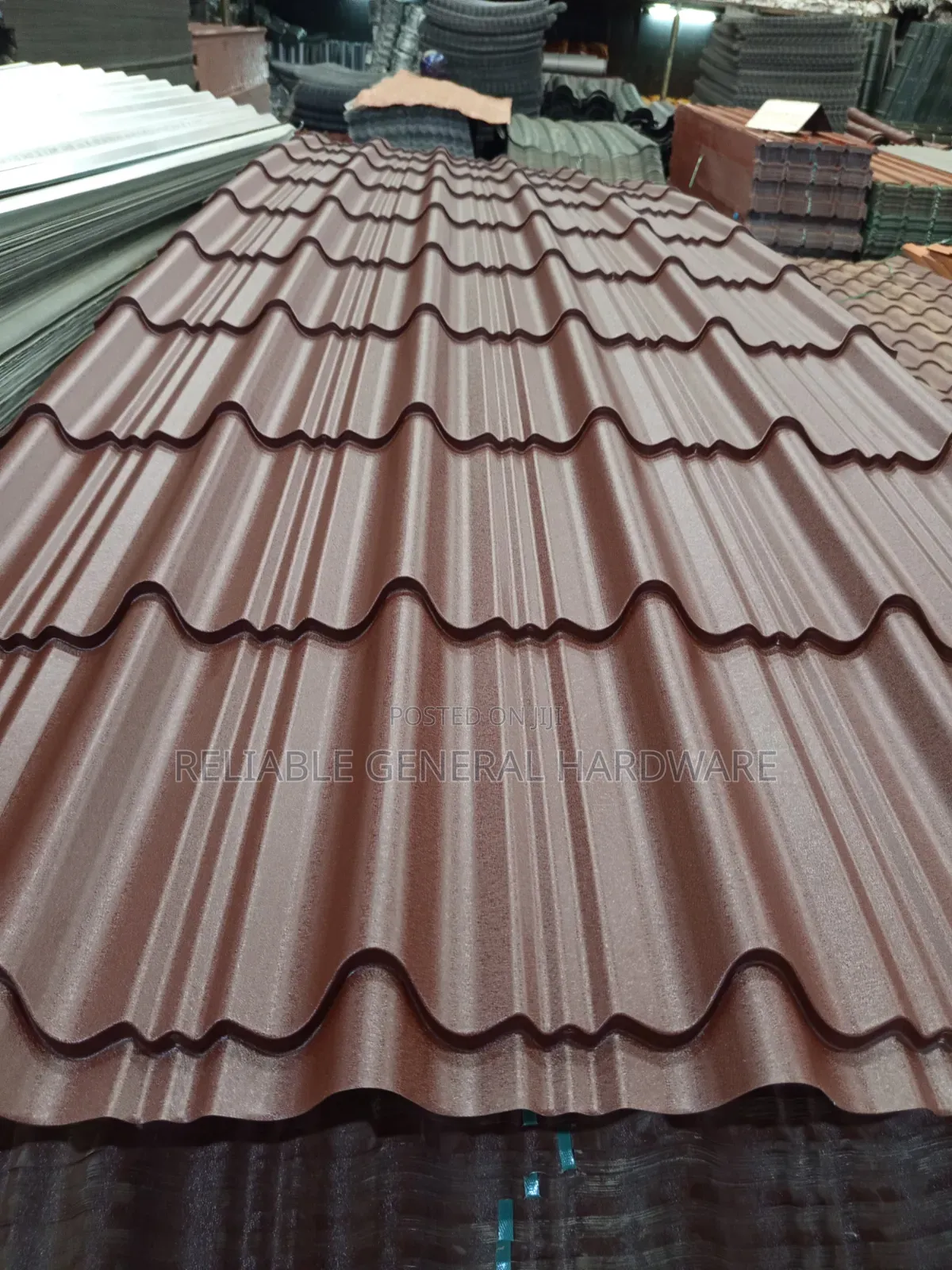 Iron Sheets Supertile Chocolate Brown Mat G.28