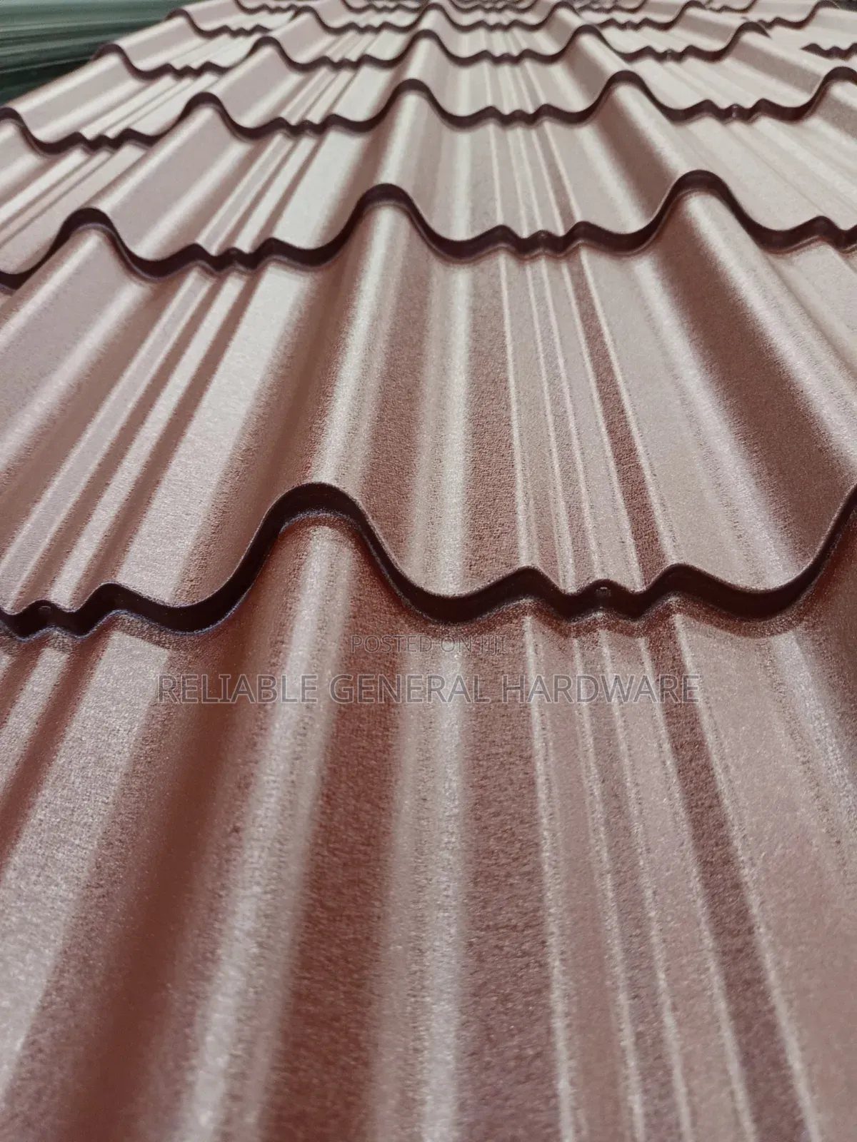 Iron Sheets Supertile Chocolate Brown Mat G.28