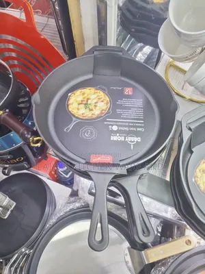 Heavy-Duty Cast Iron Frying Pan Skillet – Pre-Seasoned, Multi-Purpose
