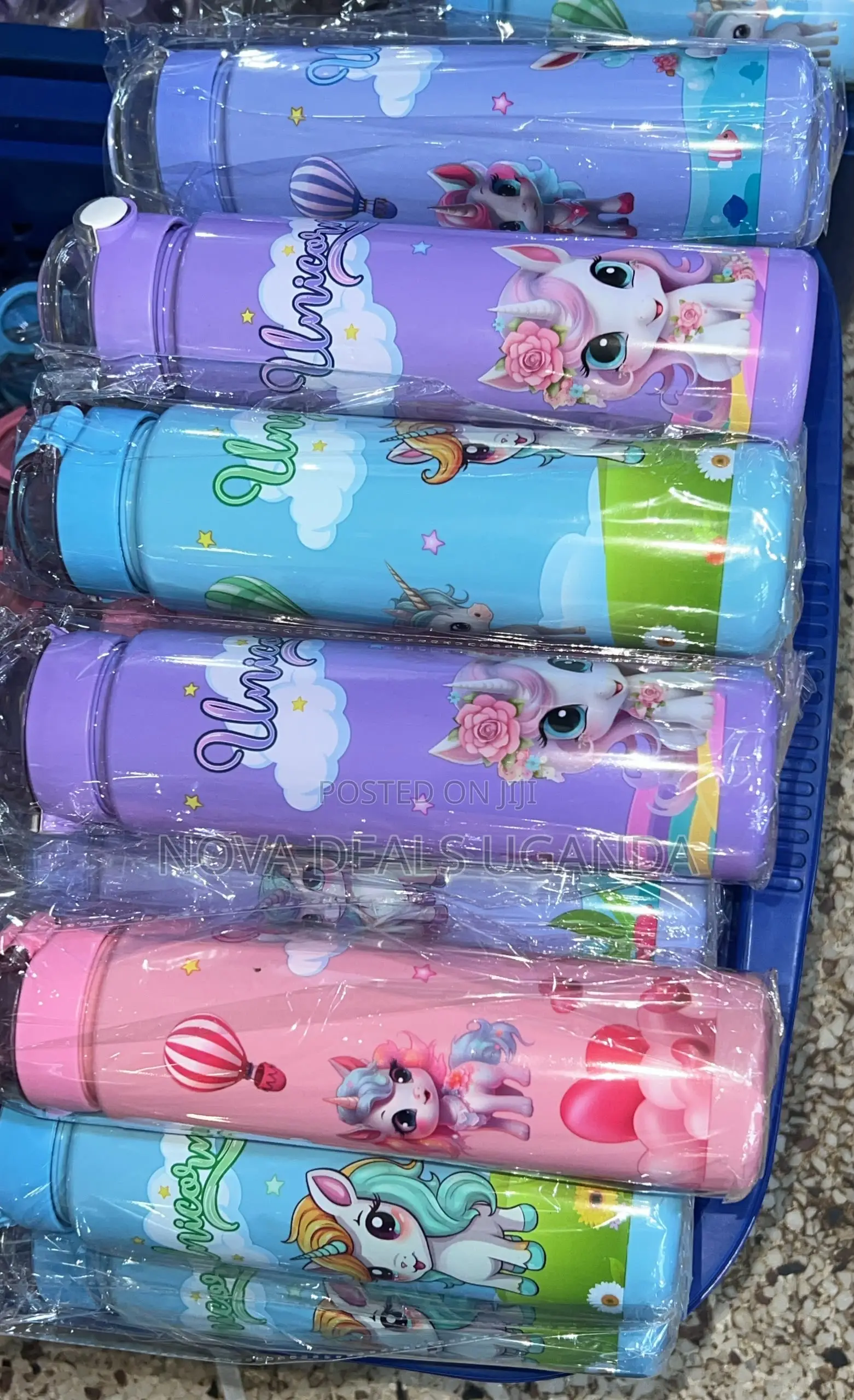 Kids Water Bottles With Straw,600ml Drinks Bottle for School,Leakproof