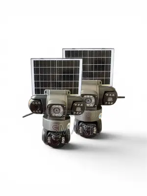 Three-Eye Solar Camera – Night Vision Motion Detection