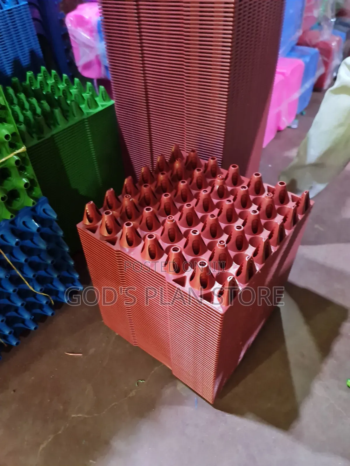 Poly Plastic Eggs Trays Plastic Eggs Trays 100pcs