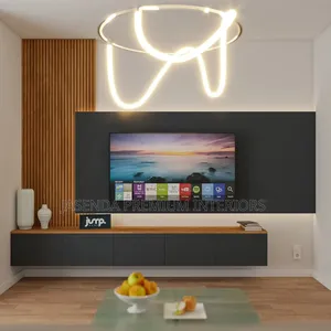 Luxury Floating TV Unit LED | Modern Wall Stand Free Install