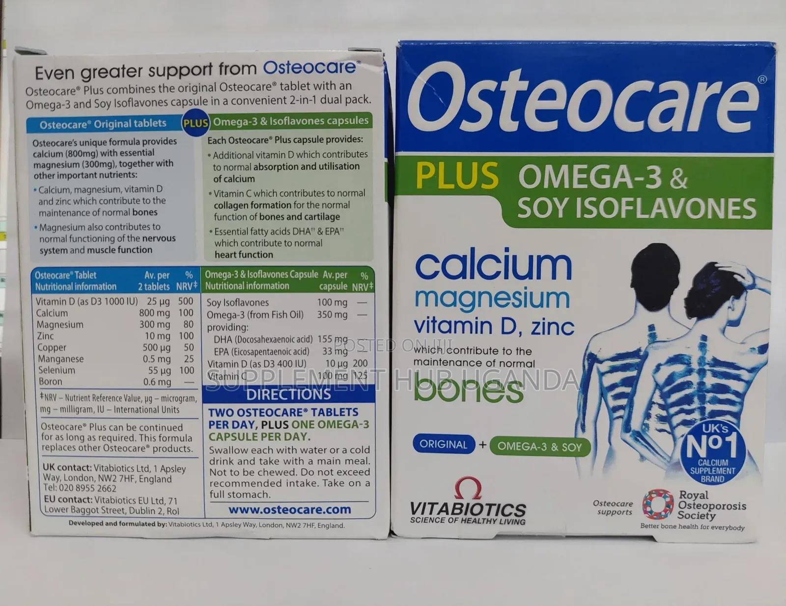 Osteocare Plus Omega-3 and Soy Isoflavones,