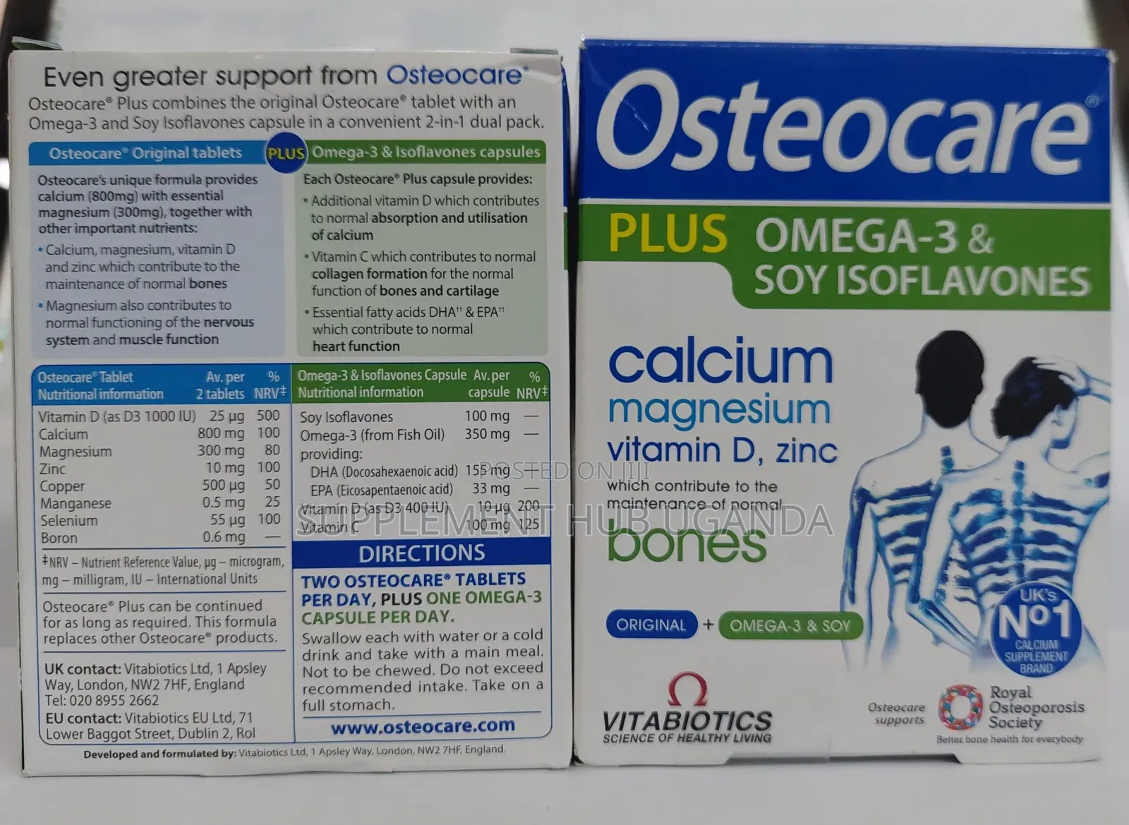 Osteocare Plus Omega-3 and Soy Isoflavones,