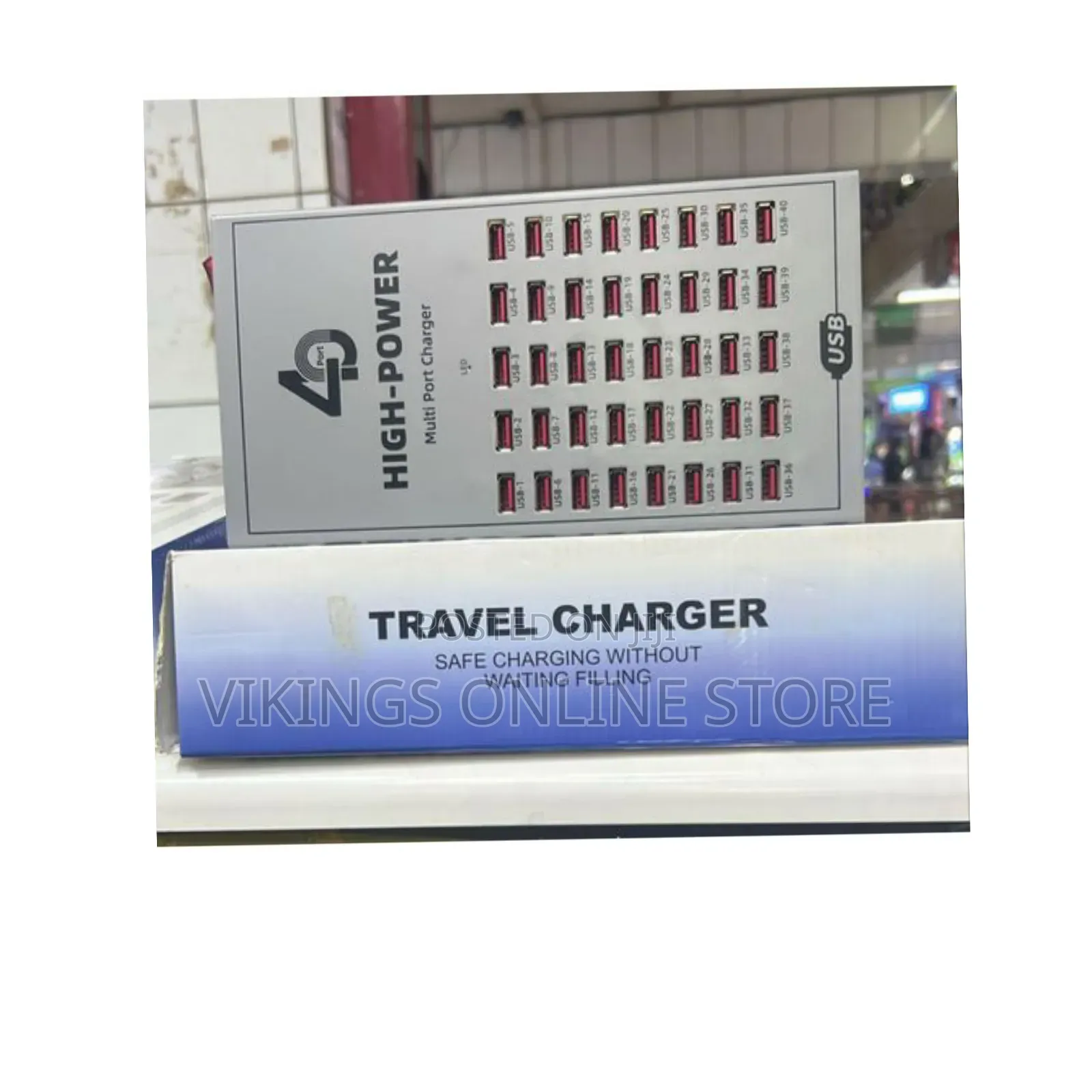 40 Port USB Charging Station Desktop USB Rapid Charger Multiple