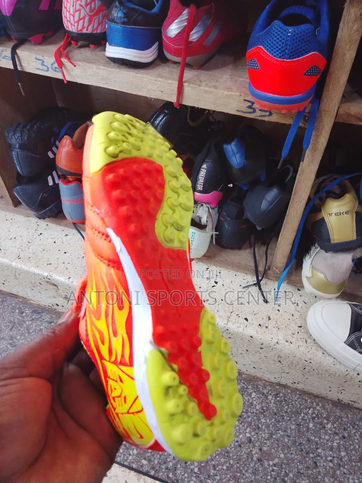 Orange Shoe Size 31 for Kids