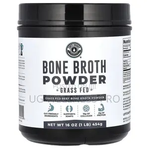 Left Coast Performance, Bone Broth Powder, Beef, (454 G)