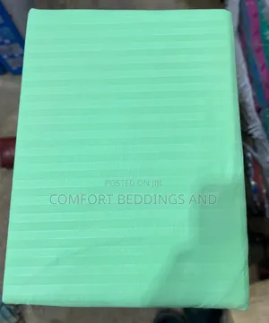 Cotton Bedsheets Set Light Green