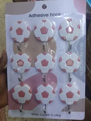 Adhesive Wall Sticky Hooks - 9 in a Pack
