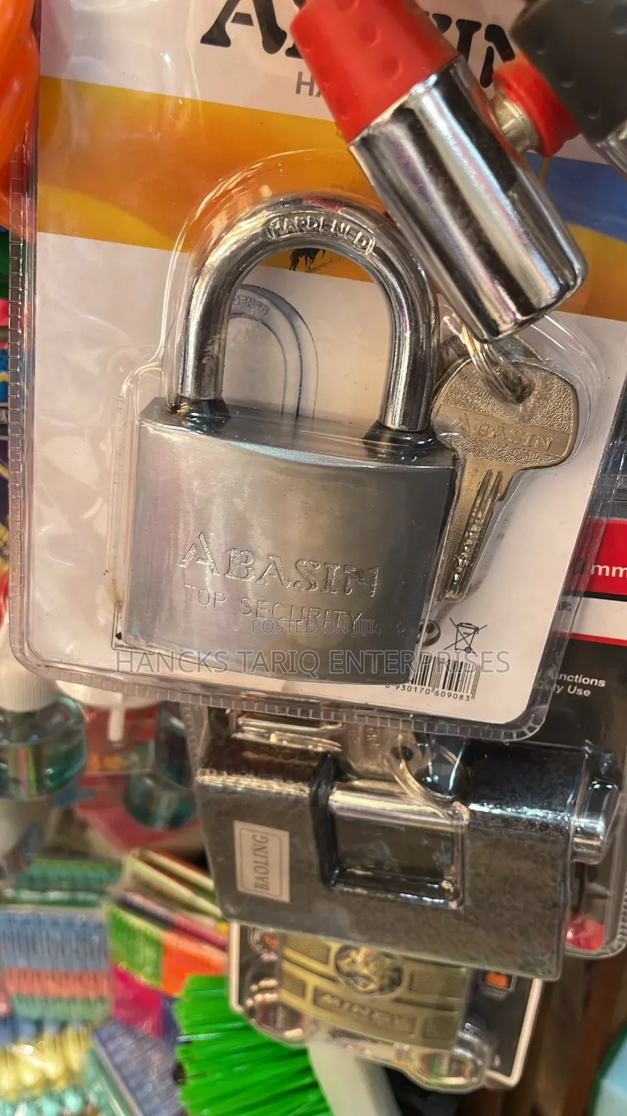 ABASIN Top Security Heavy-Duty Padlock.