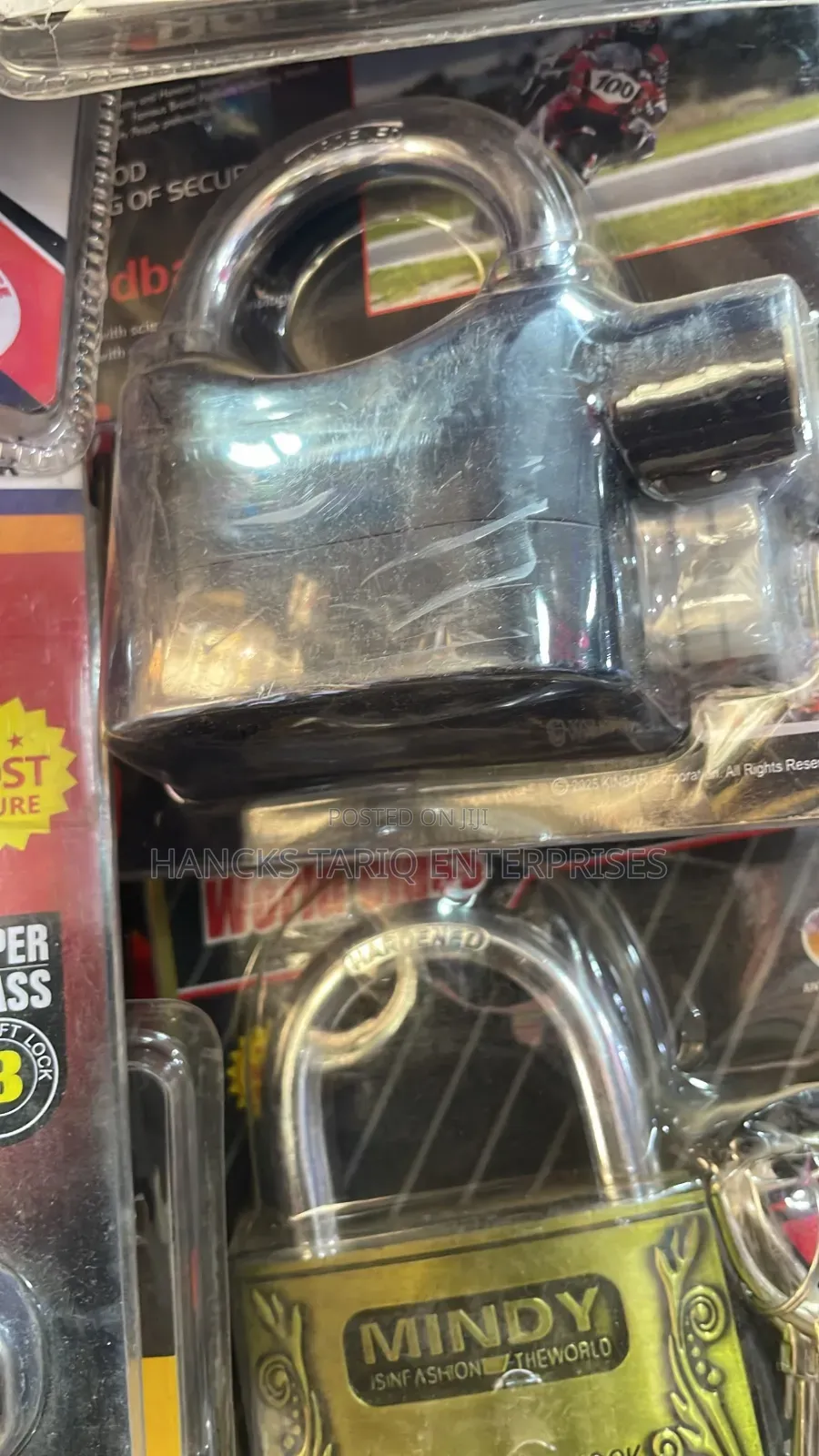 Heavy-Duty Alarm Padlock