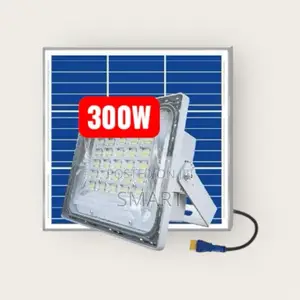 Blue Carbon 300W Solar Flood Light – Daylight Bright