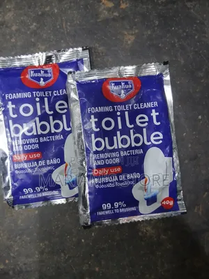 Foaming Toilet Cleaner Is Designed to Remove Bacteria and Odor.